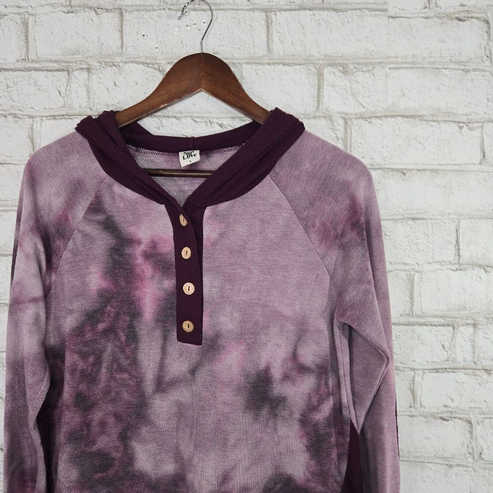 Sew in Love tye-dye hooded top - Picture 6 of 11